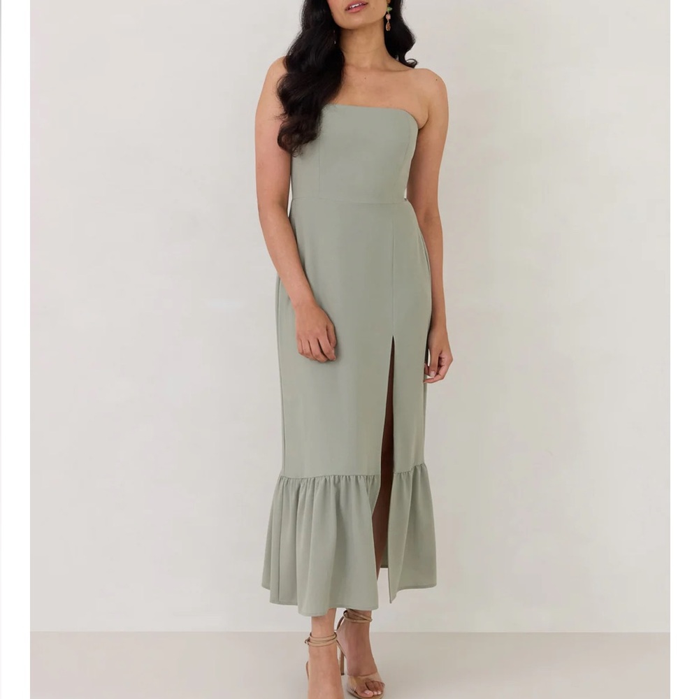 Park & Fifth Shaw dress in **navy blue**